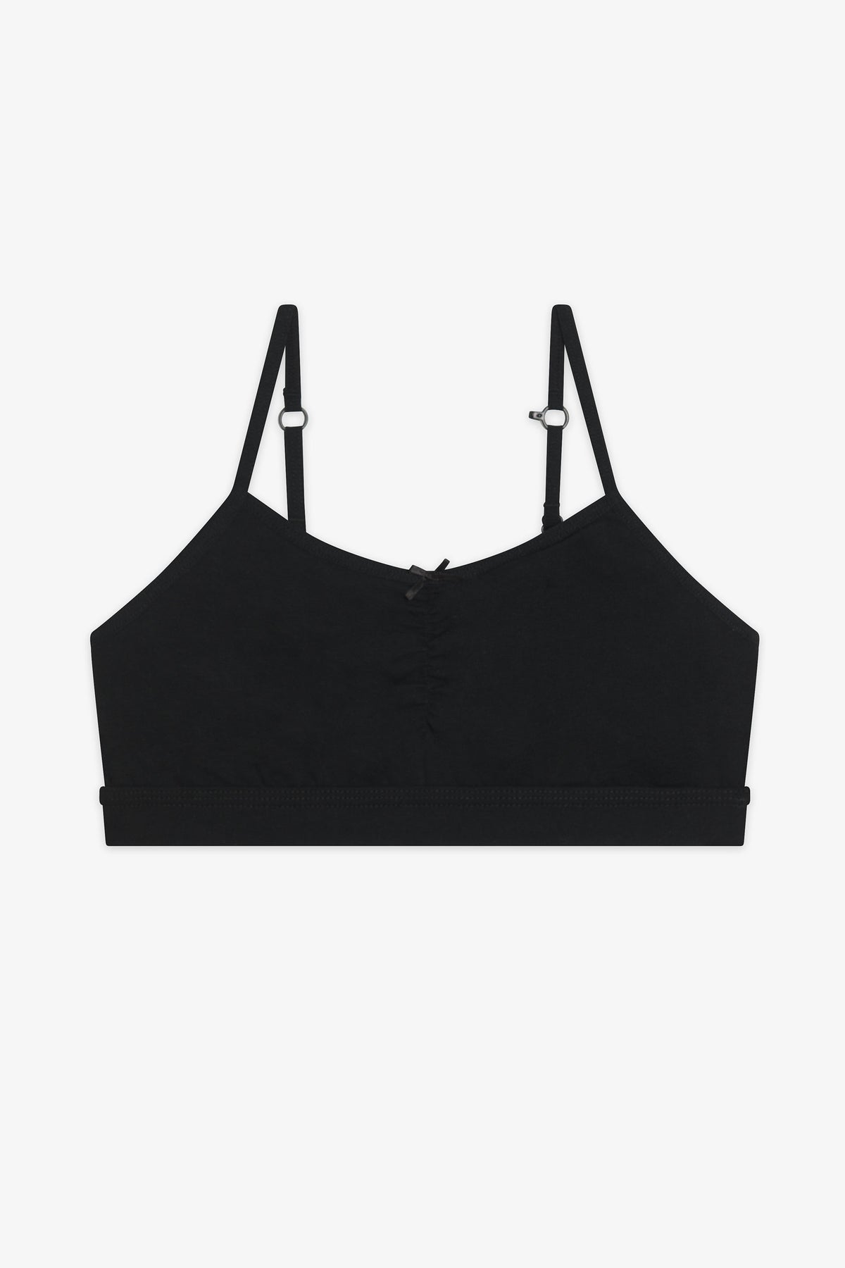 Bralette en coton - Ado fille && NOIR