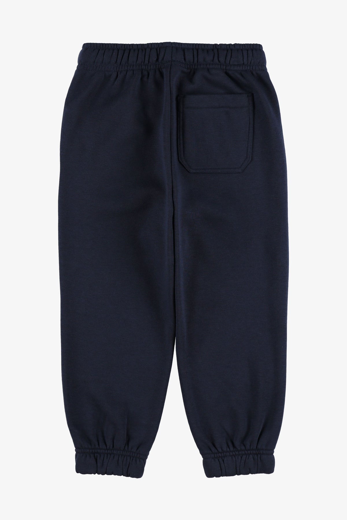 Pantalon jogger coton ouaté - Enfant garçon && MARIN