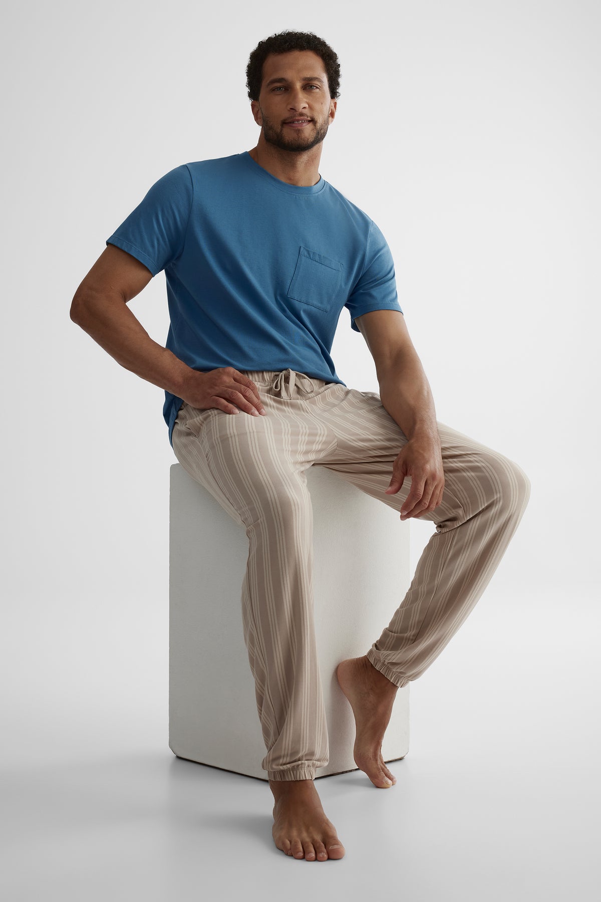 Pantalon 2/40$ - Homme && BEIGE/MULTI
