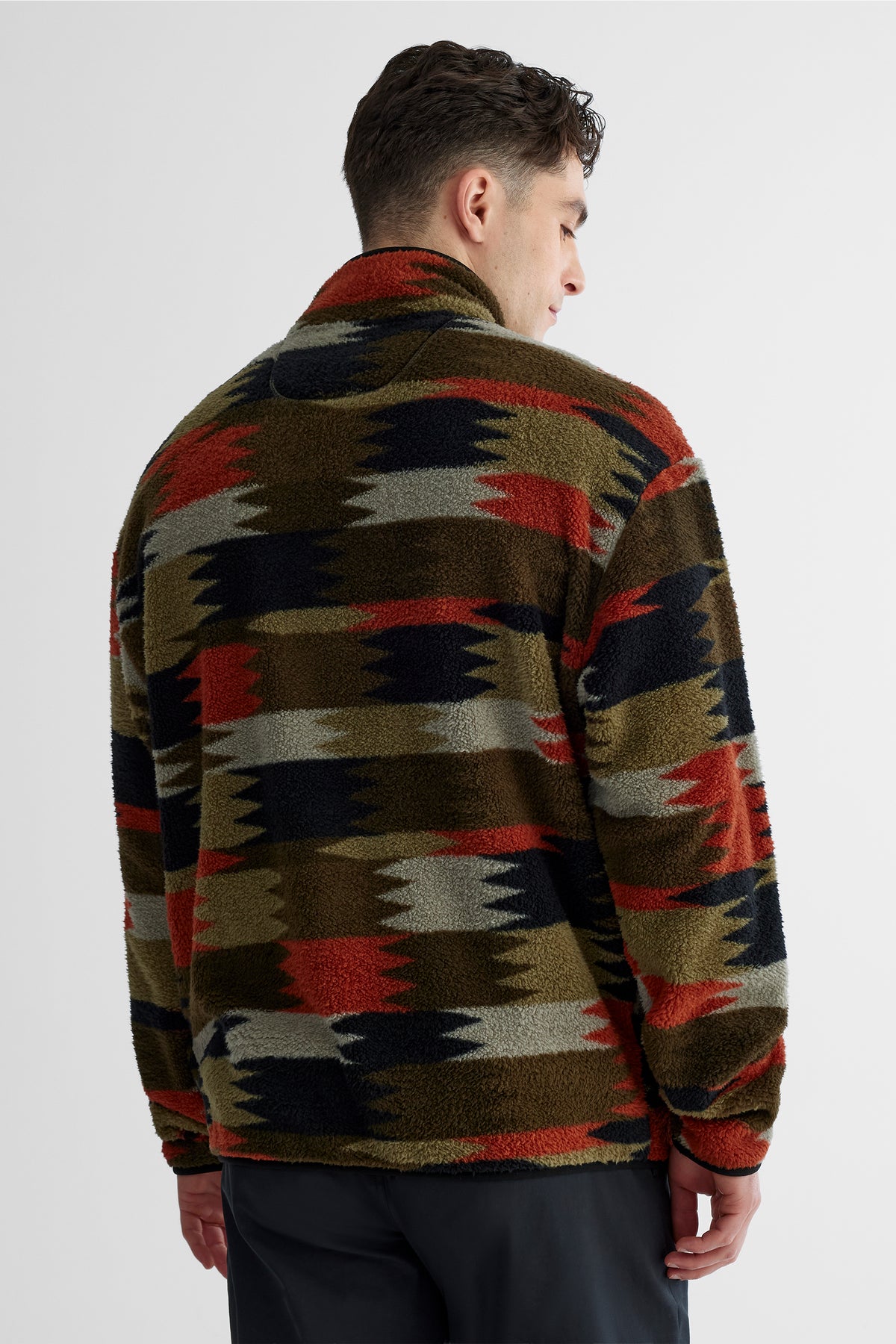Chandail ouaté - Homme && BRUN/MULTI