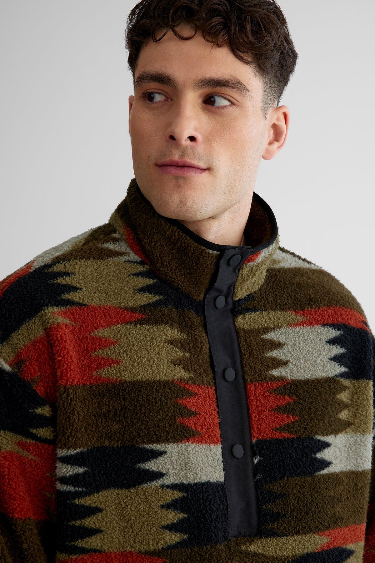 Chandail ouaté - Homme && BRUN/MULTI