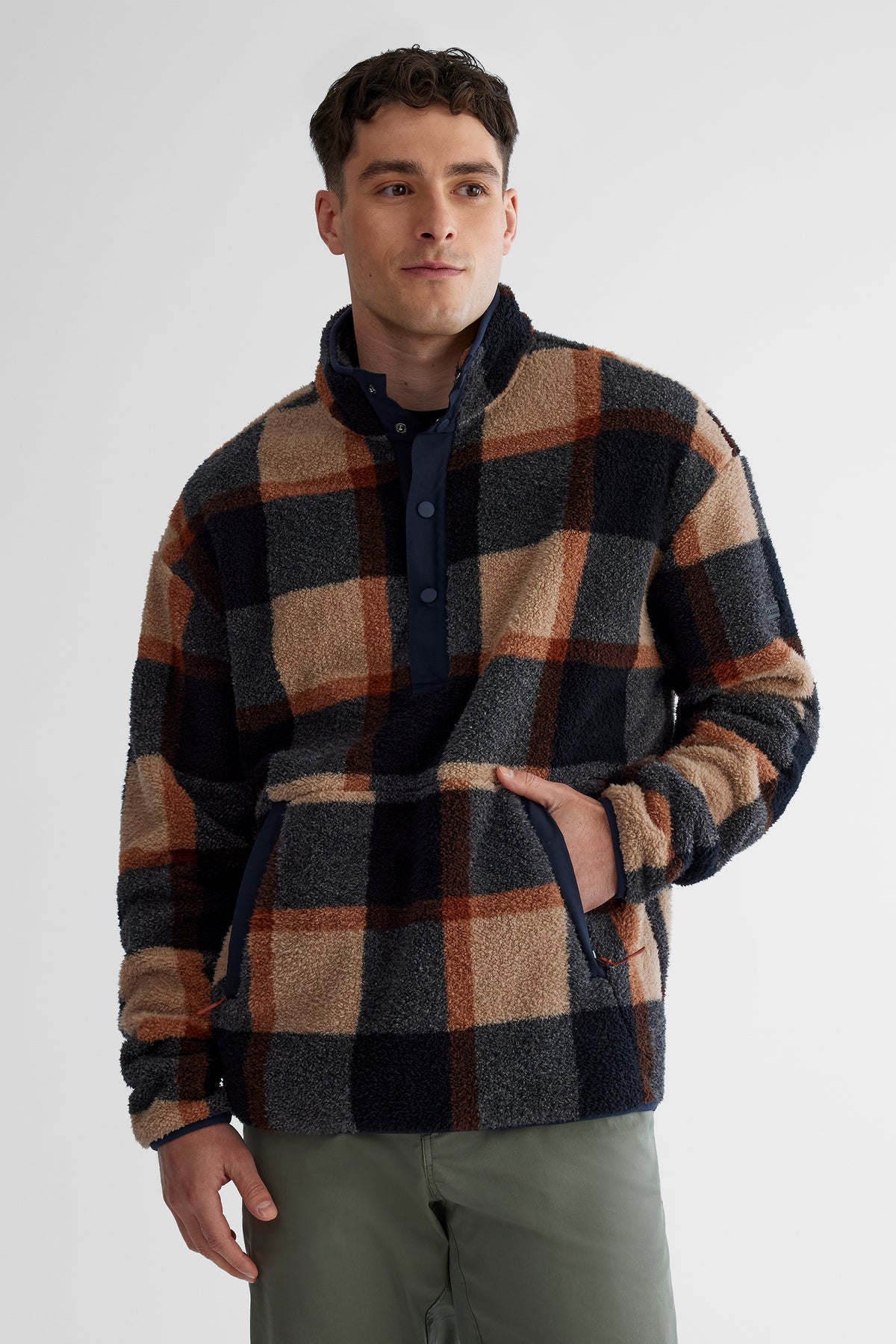 Chandail ouaté - Homme && MARIN/MULTI