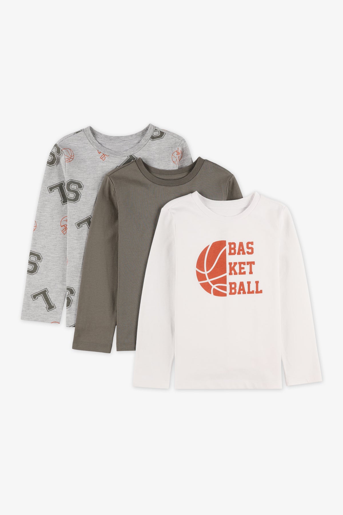 Chandail léger - Enfant garçon && MIX GRIS CLAIR