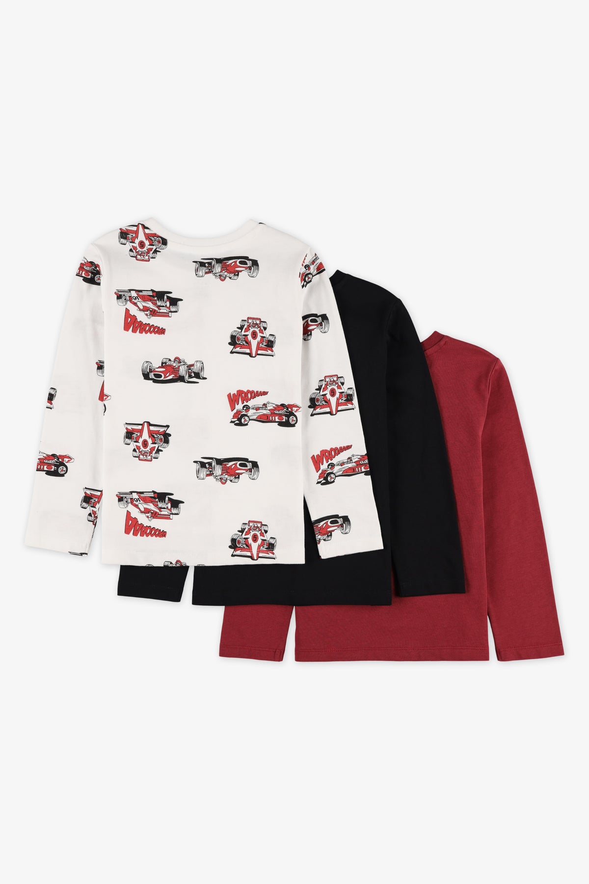 Chandail léger - Enfant garçon && BLANC CASSÉ/MULTI