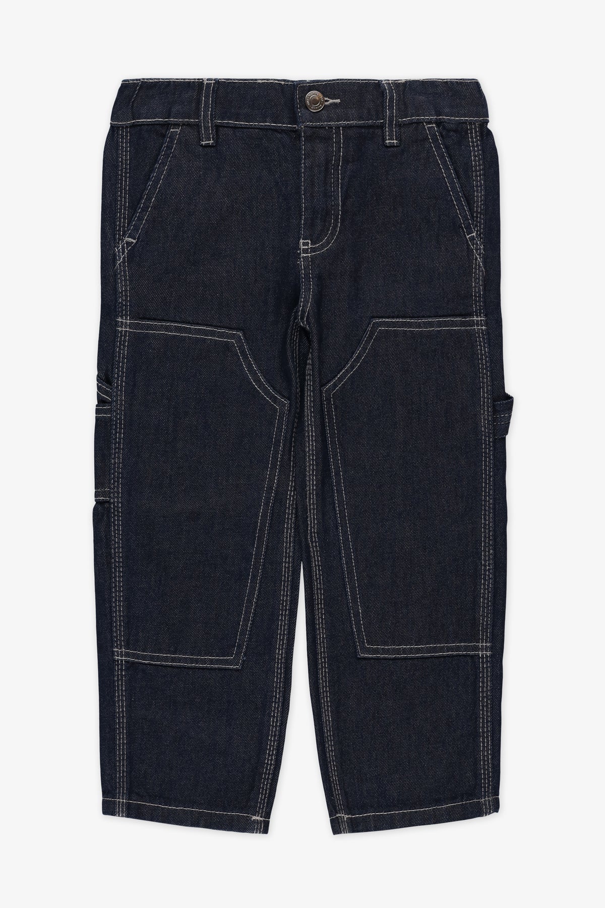 Jeans genoux renforcés - Enfant garçon && DENIM