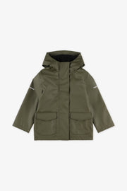 Manteau coquille TAG effet cuir - Enfant garçon && KAKI