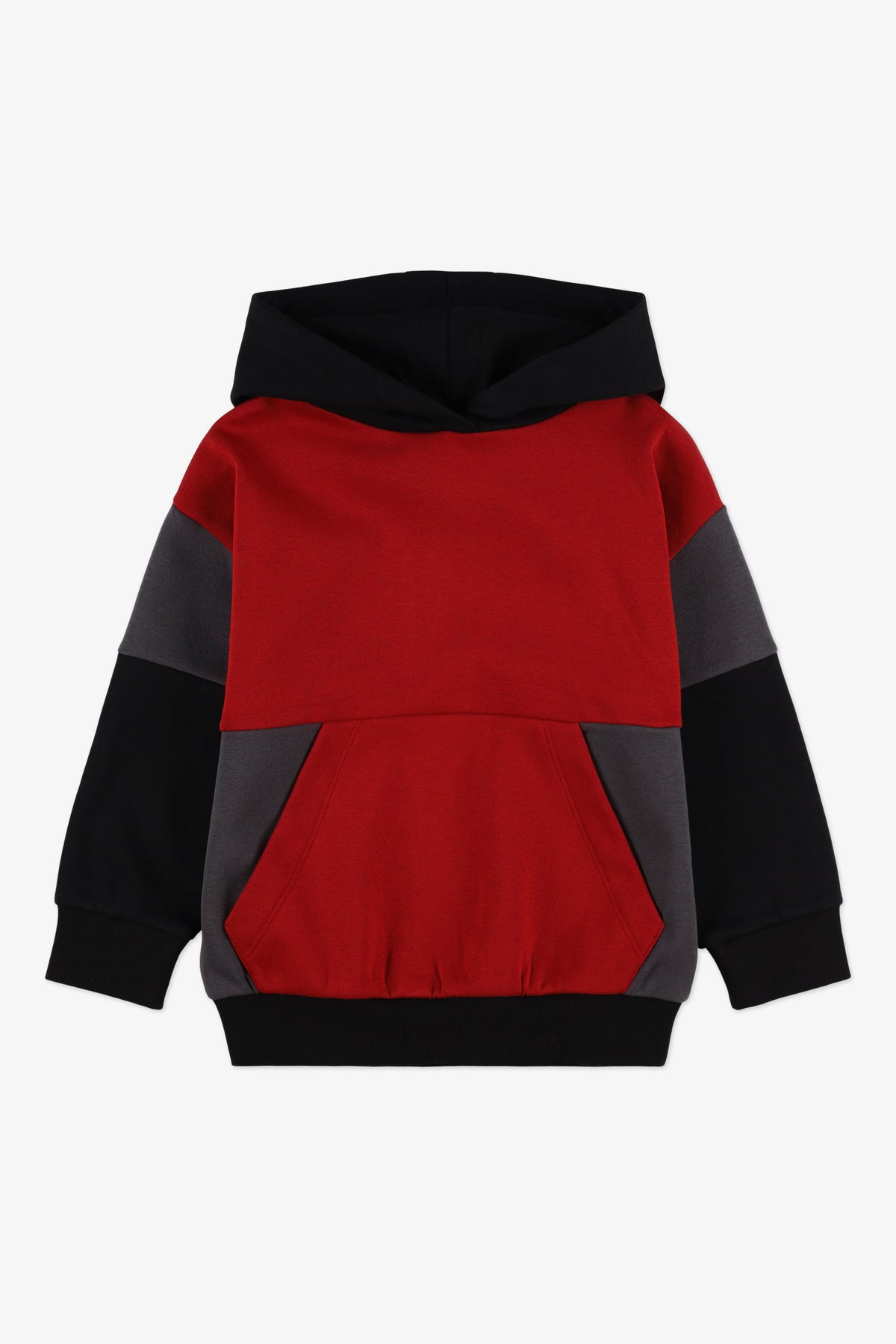 Chandail ouaté douillet - Enfant garçon && ROUGE