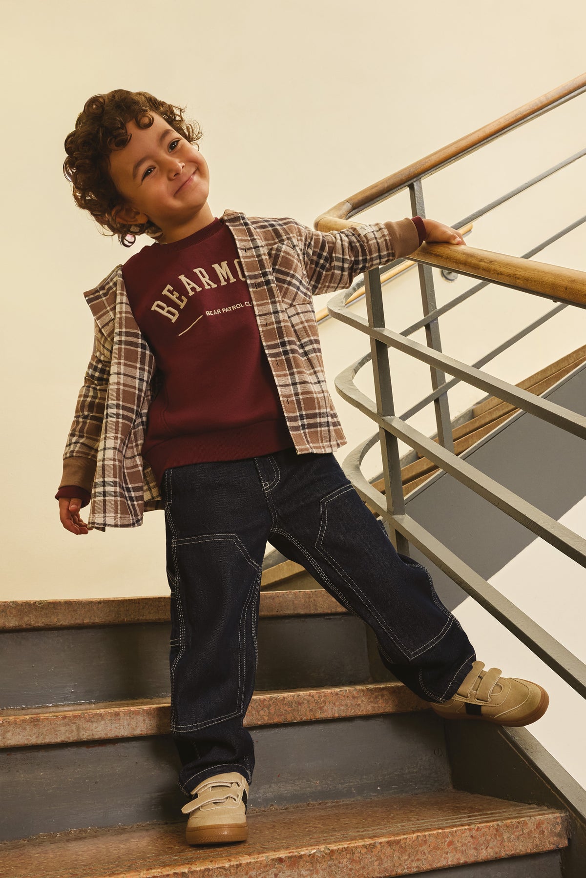 Jeans genoux renforcés - Enfant garçon && DENIM