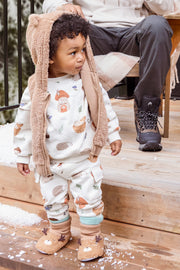 Chandail ouaté - Bébé garçon && BEIGE/MULTI